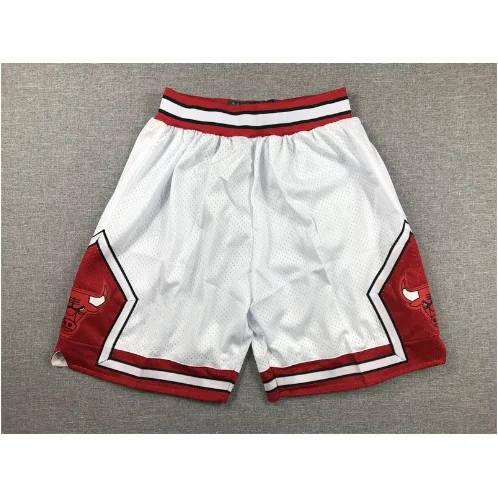 Nike Air Jordan White Red Basketball Shorts