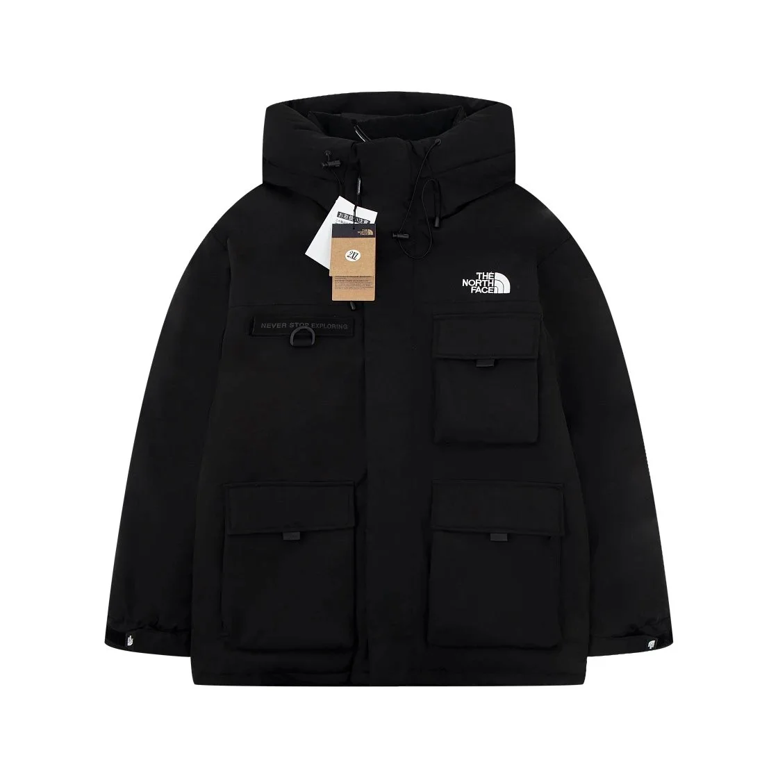 The North Face Nuptse Black Parka