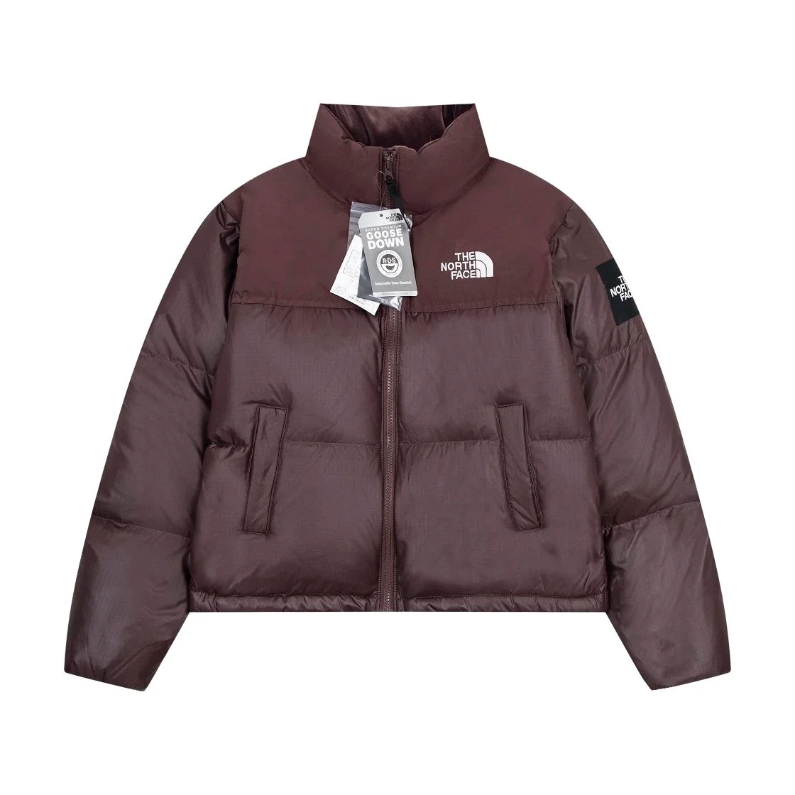 The North Face Nuptse Chocolate Brown Parka
