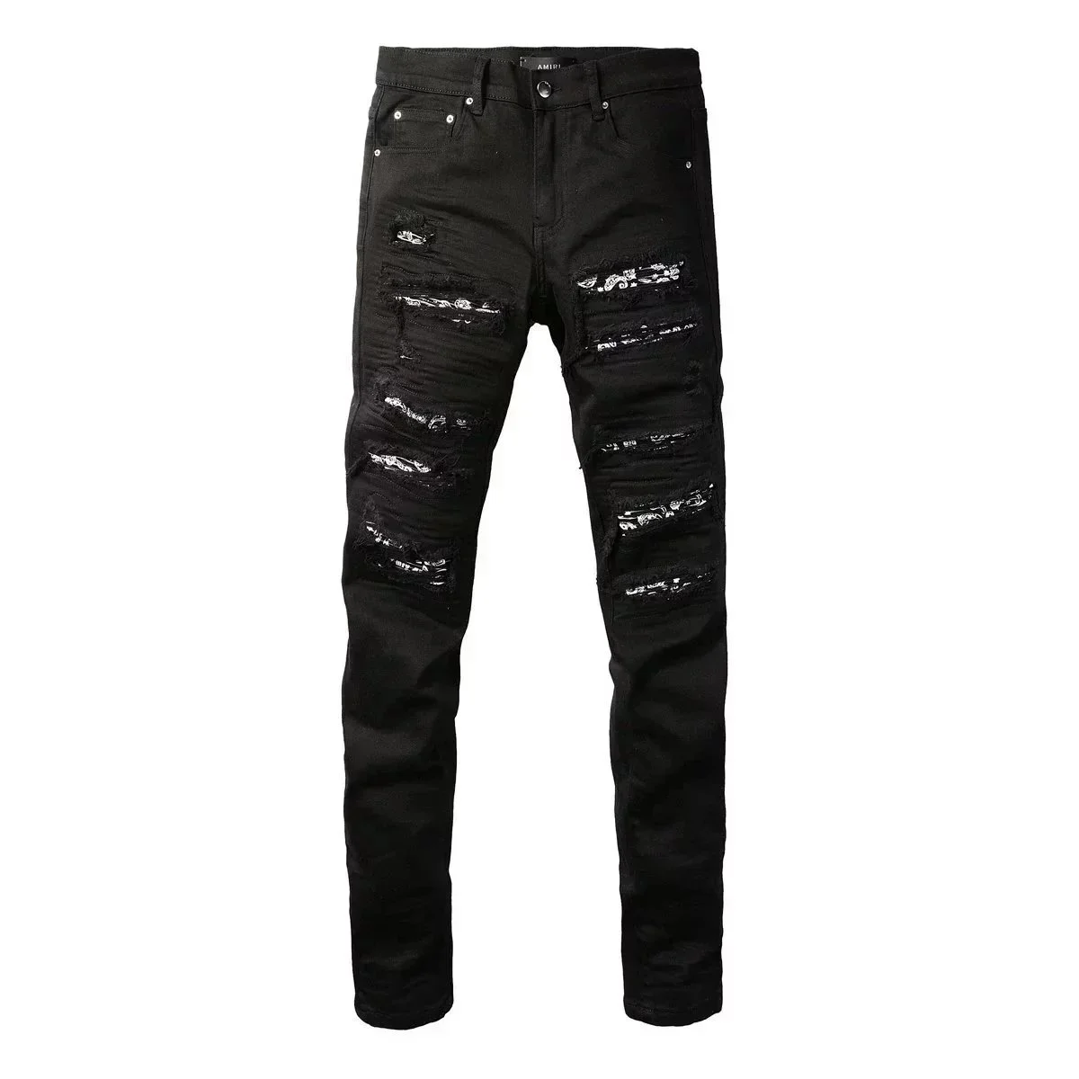 Amiri AMRI Black Distressed Jeans