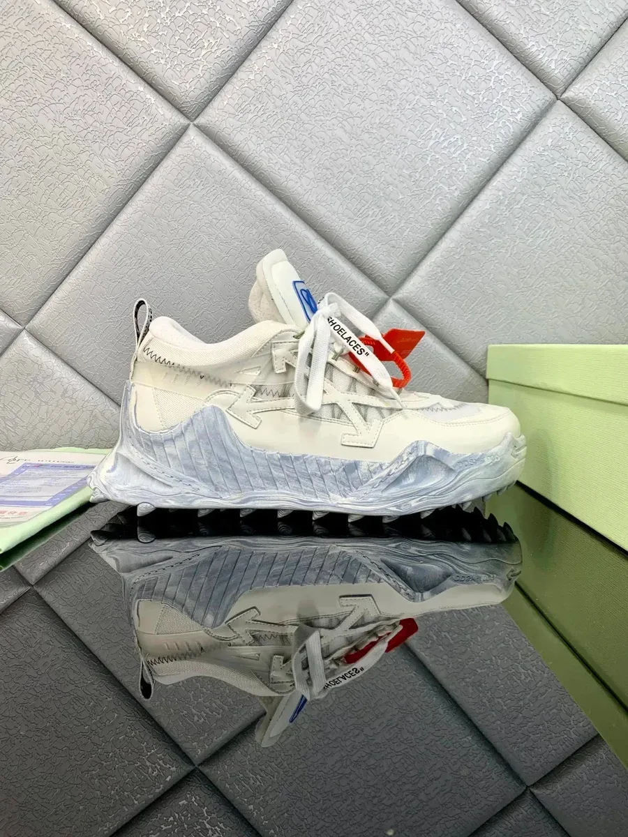 Off-White OW100 Shooter White/Blue Sneakers