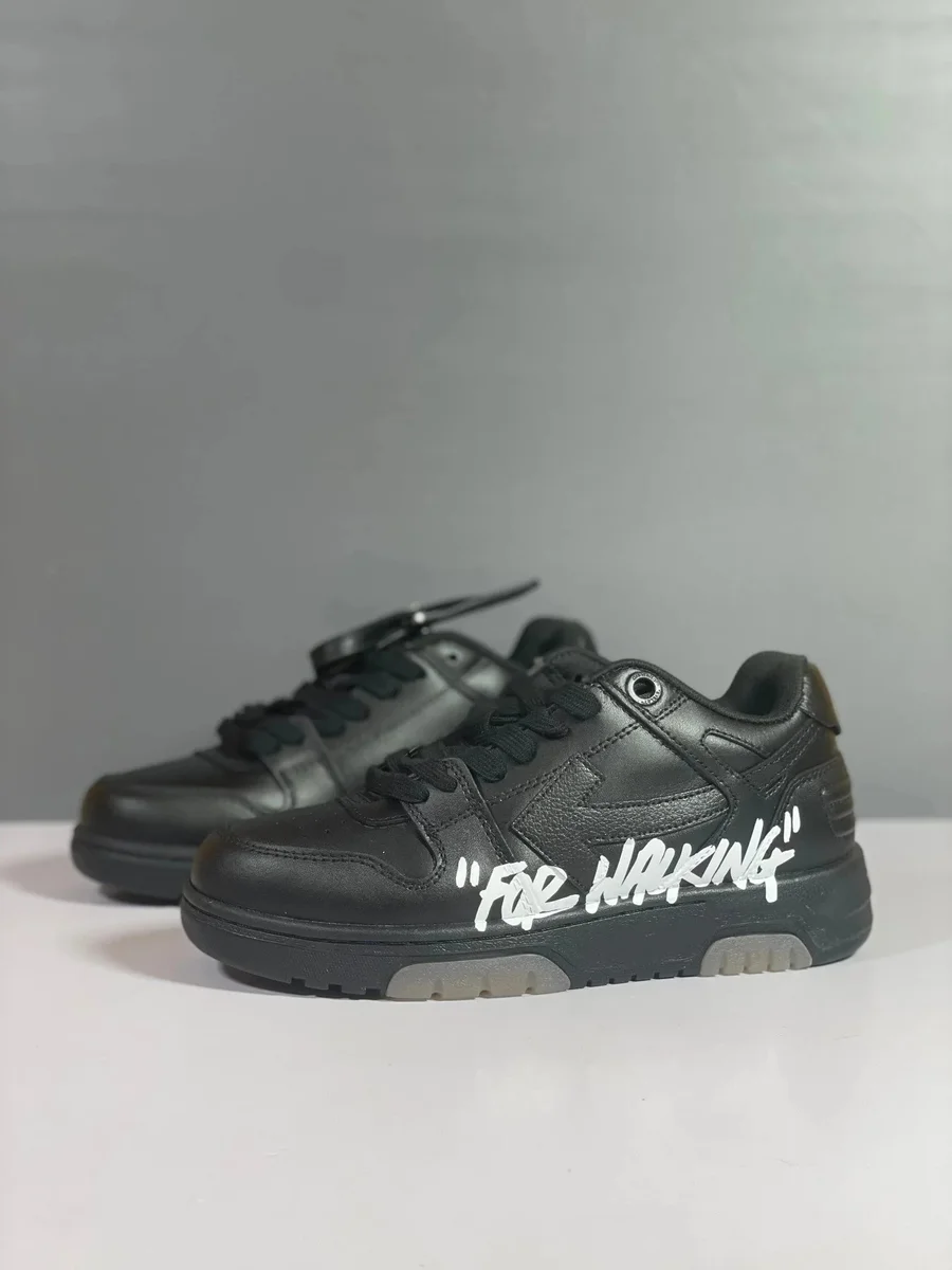 Off-White Off-White OW100 For Walking Black Sneakers Black - 1
