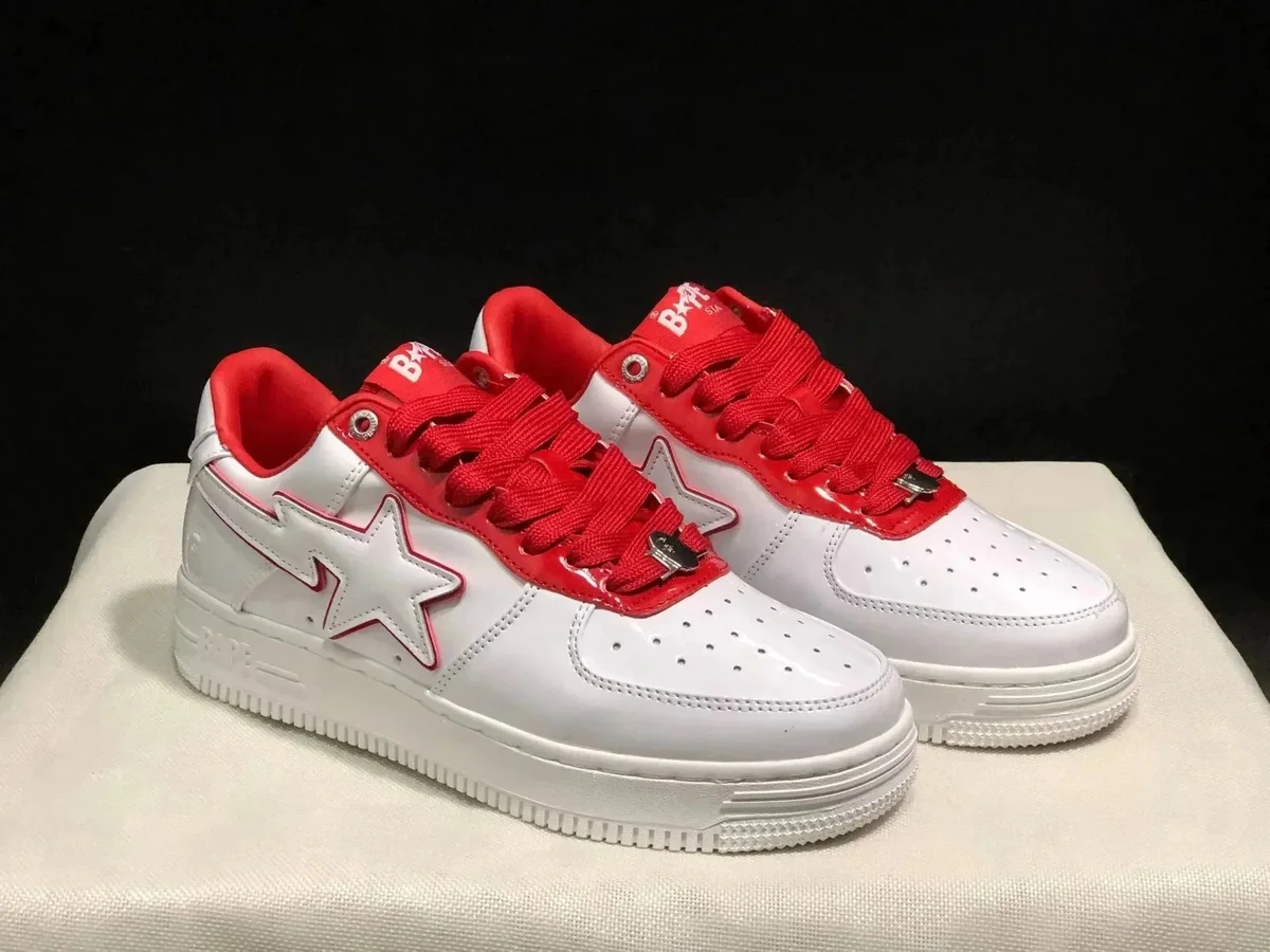 A Bathing Ape BAPE STA ABC Camo Red/White Sneakers