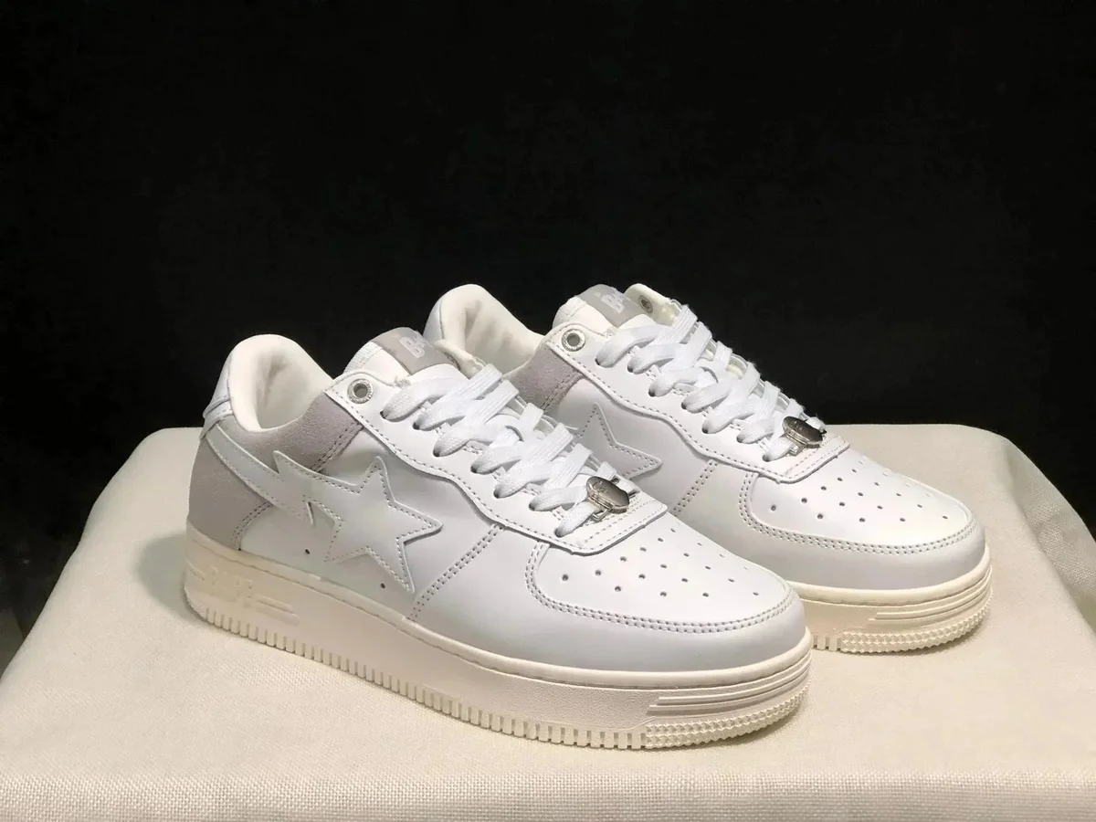 A Bathing Ape BAPE STA White Star Sneakers