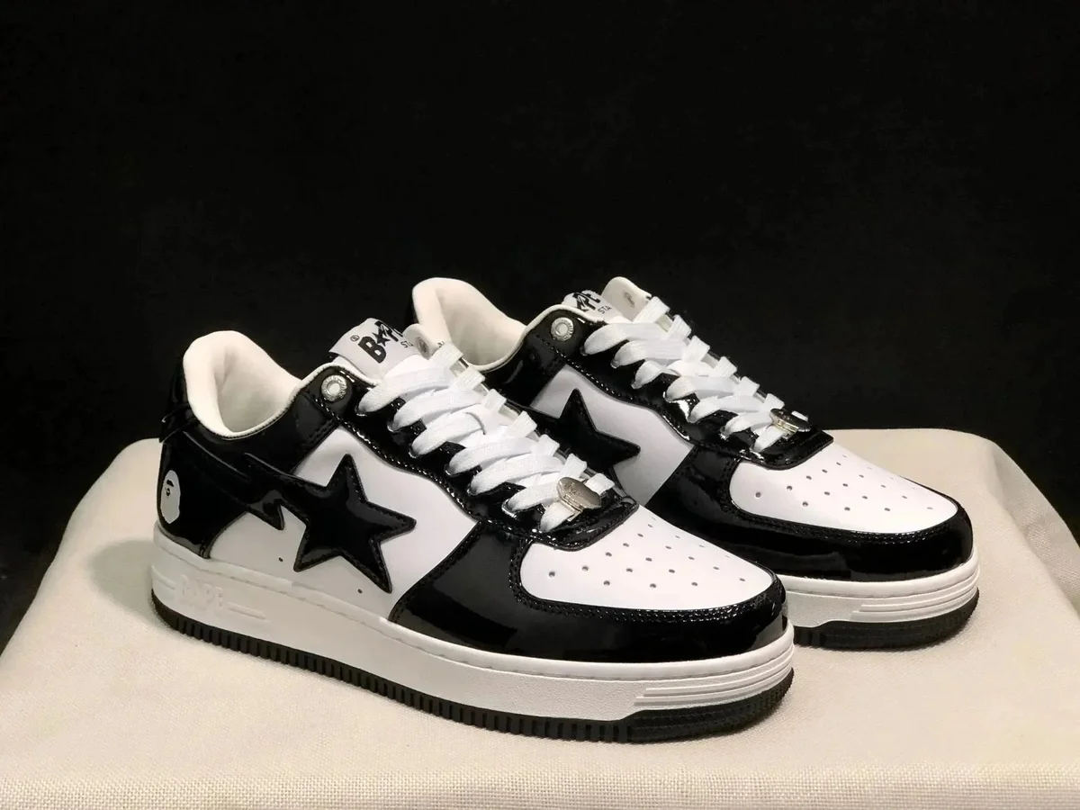 A Bathing Ape BAPE STA Black/White Sneakers