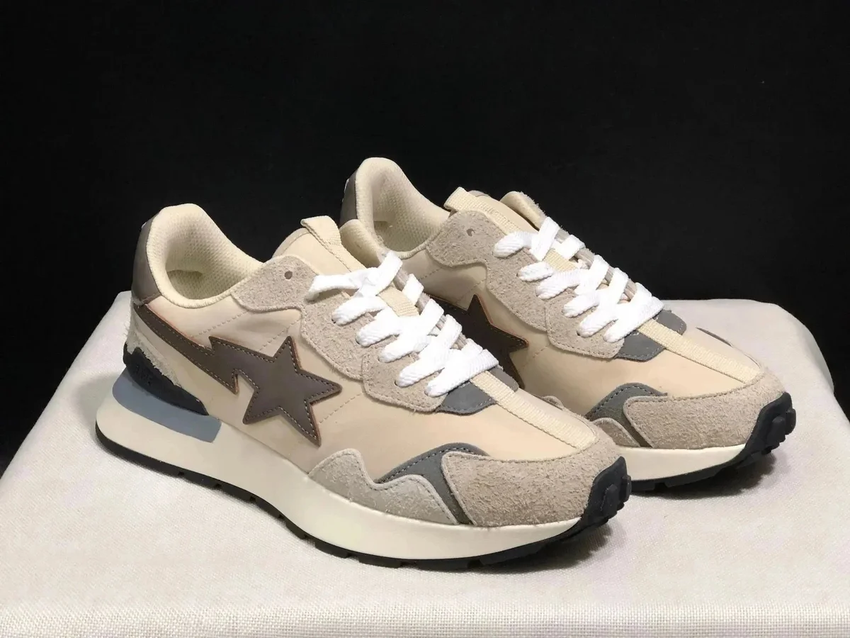 A Bathing Ape A Bathing Ape BAPE STA Beige Star Sneakers Beige - 1