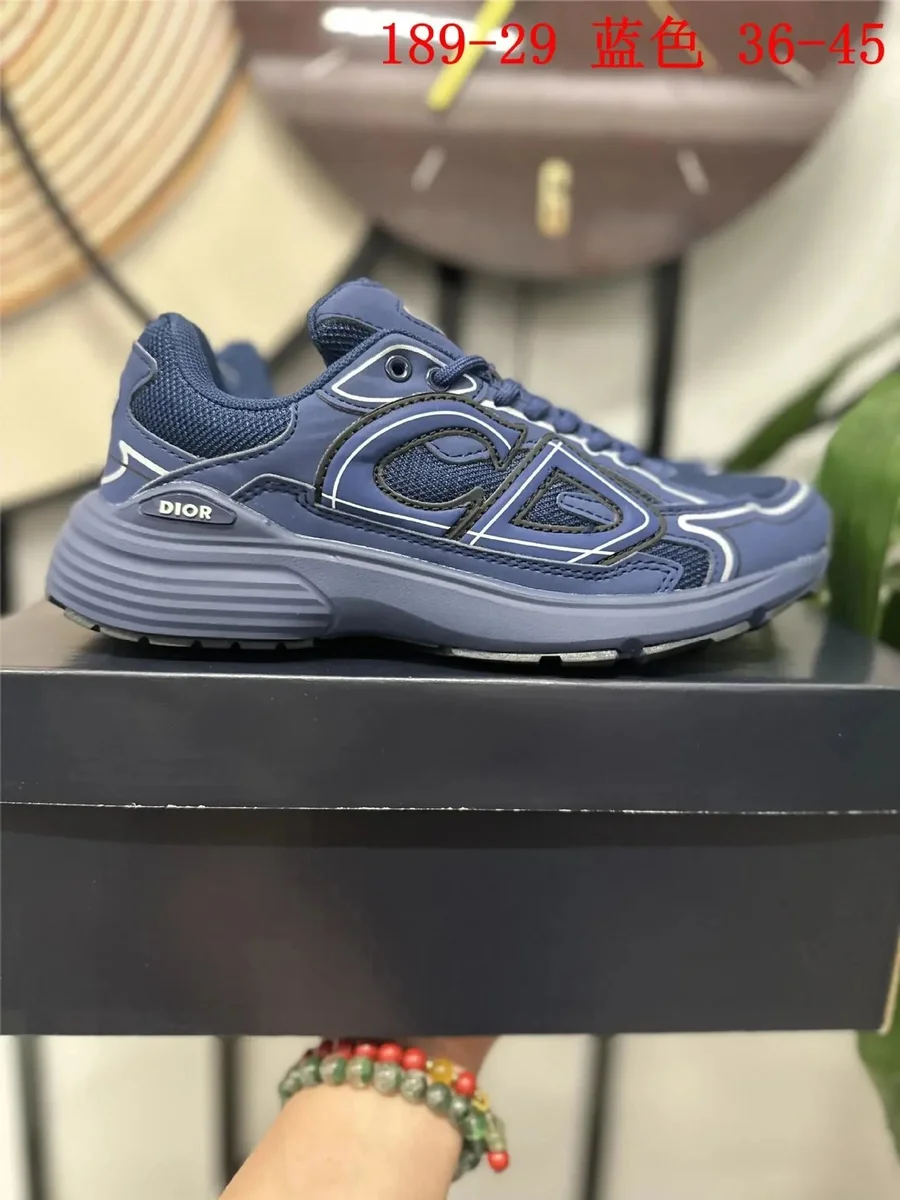 Dior Dior Book Tote Blue Sneakers