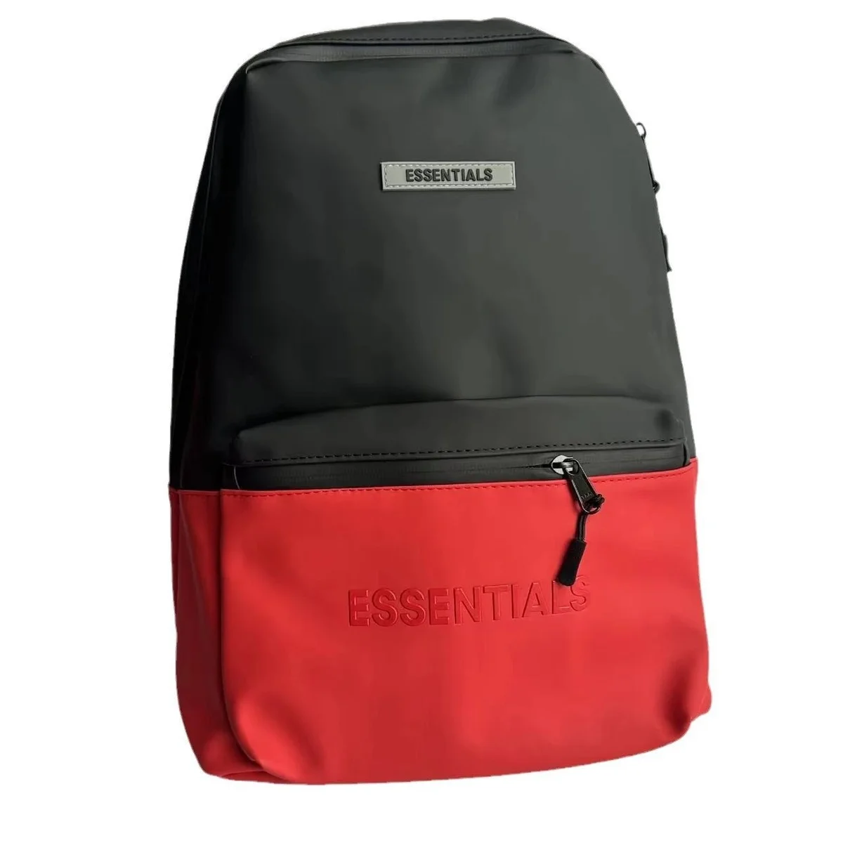 Essentials Black & Red Backpack