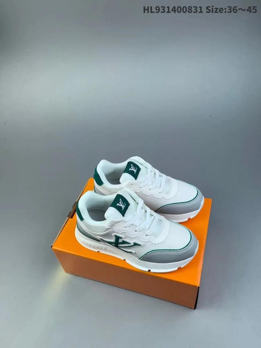 Louis Vuitton LV Trainer White/Green Sneakers