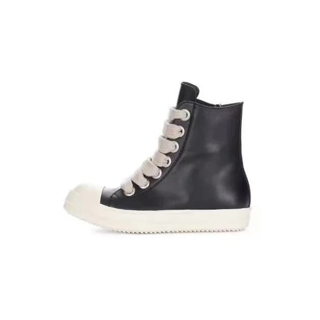 Rick Owens Geobasket Black/White Sneakers