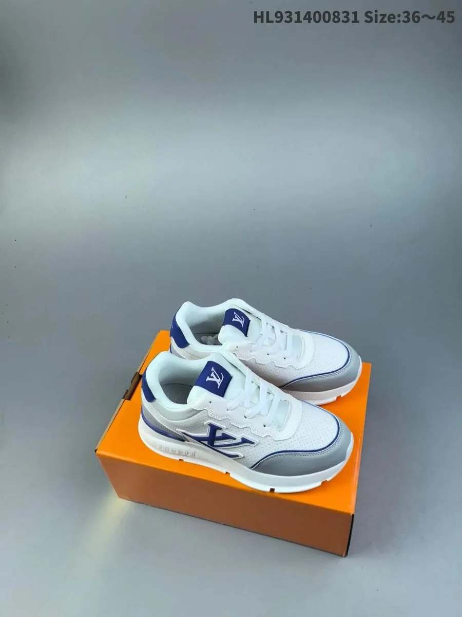 Louis Vuitton LV Trainer White/Blue Sneakers