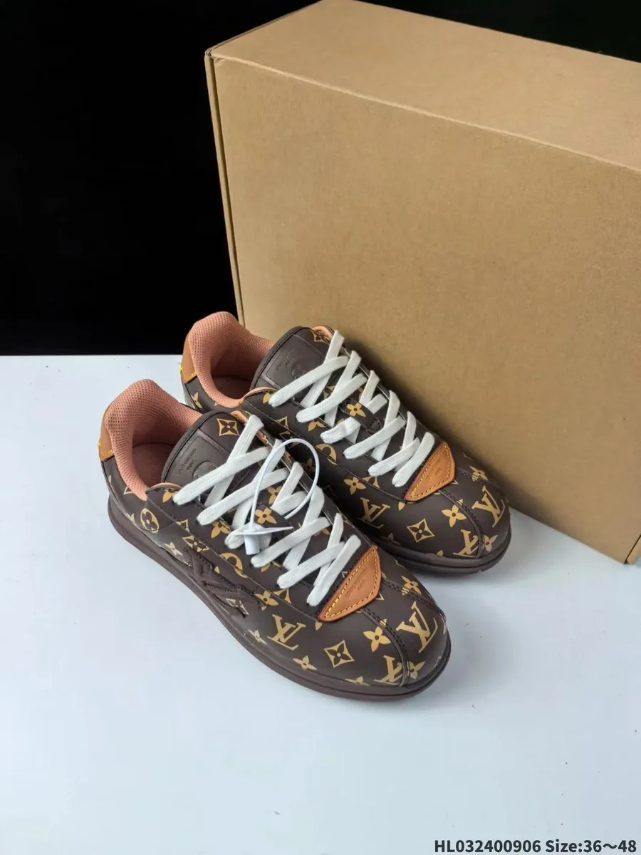 Louis Vuitton Tabi Monogram Sneakers Brown/White