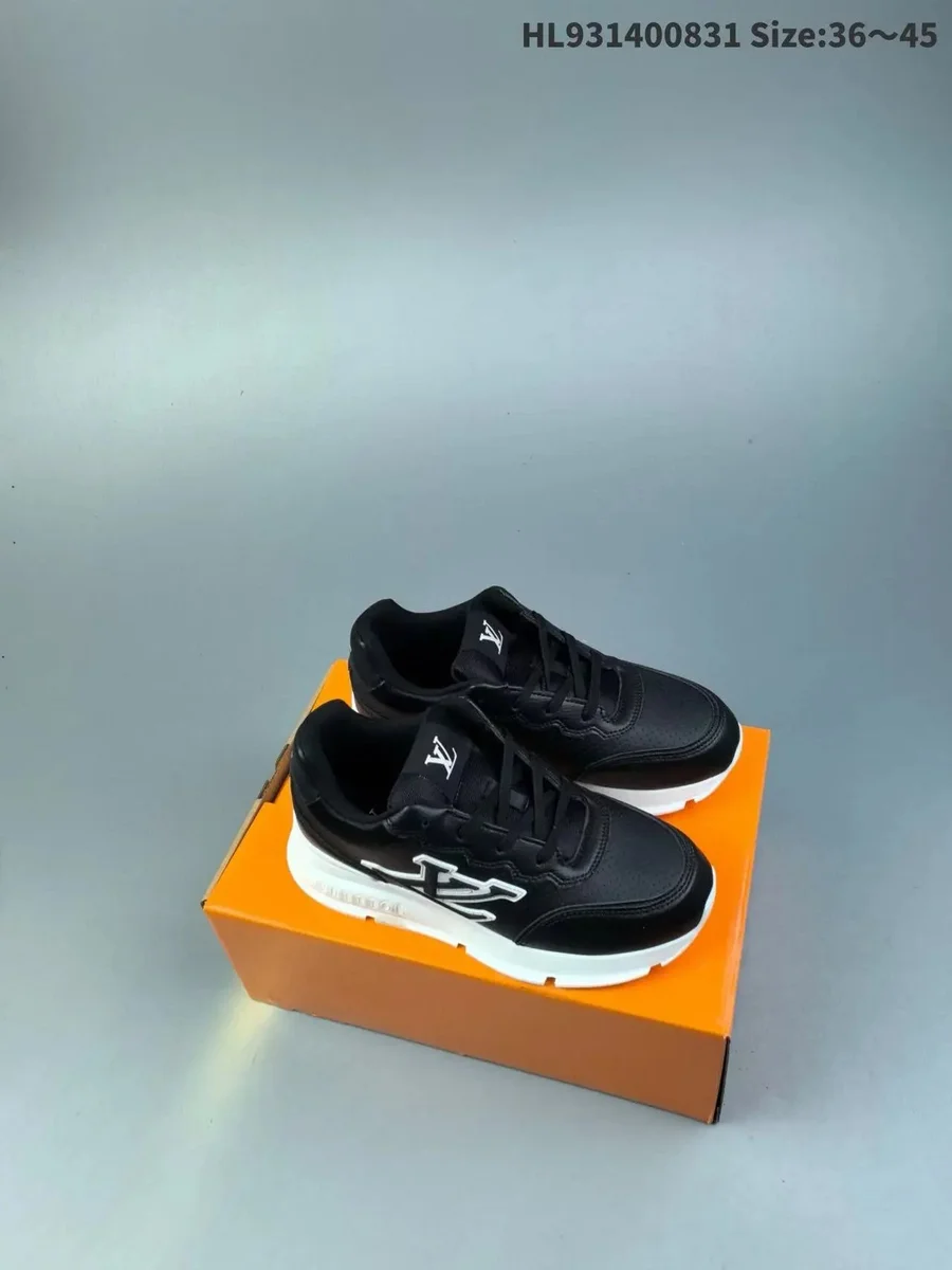 Louis Vuitton LV Trainer Black White Sneakers