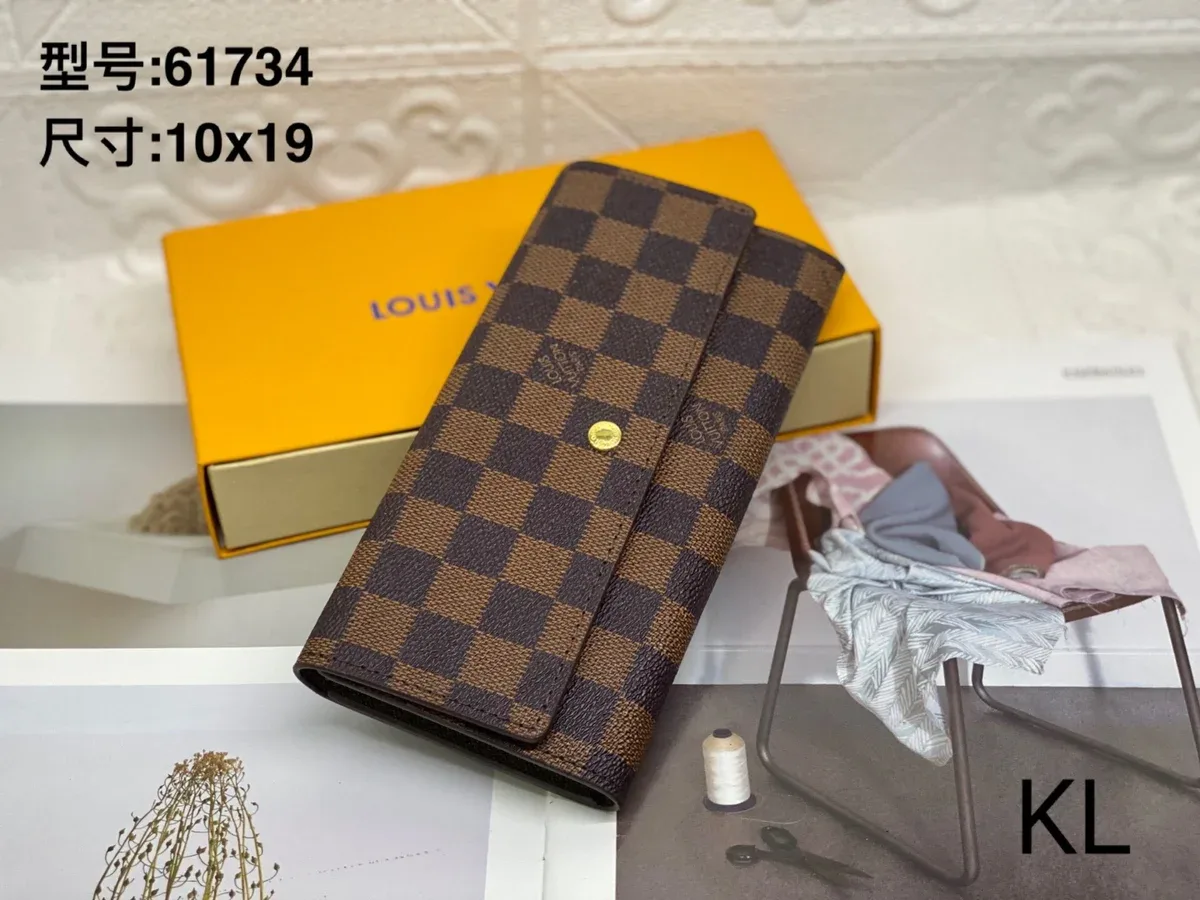 Louis Vuitton Damier Checkered Wallet