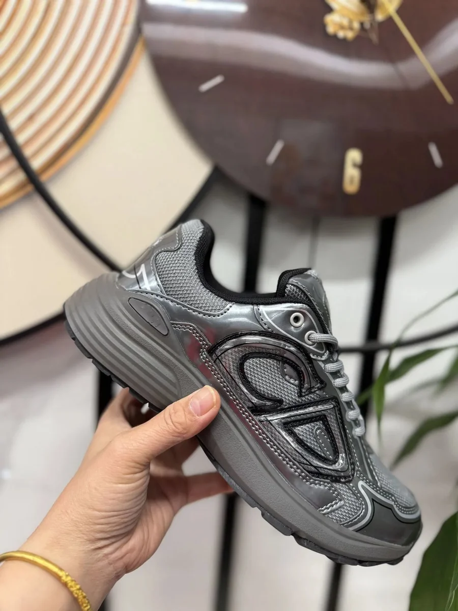 Silver Reflective Sneakers