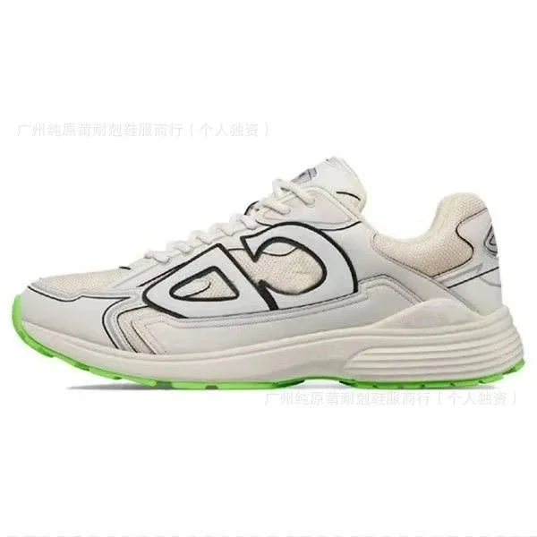 Unknown Brand White/Neon Green Sneakers