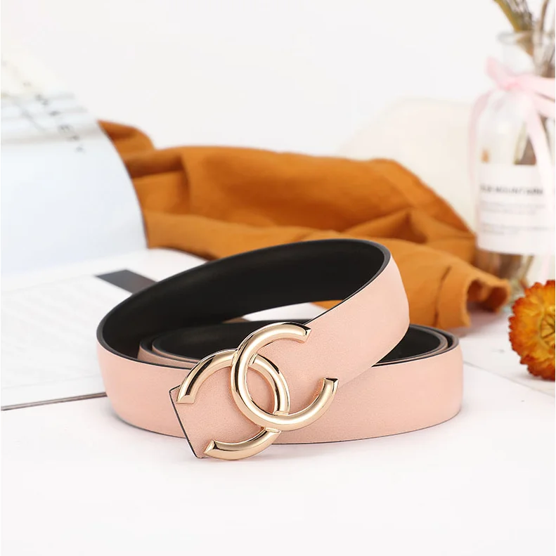 Chanel B-4 Pink CC Buckle Belt