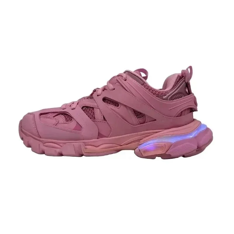 Balenciaga Track.3.0 Pink LED Light Sneakers