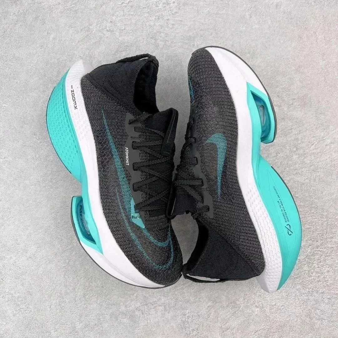 Nike Air Zoom Alphafly NEXT% Black/Turquoise Sneakers