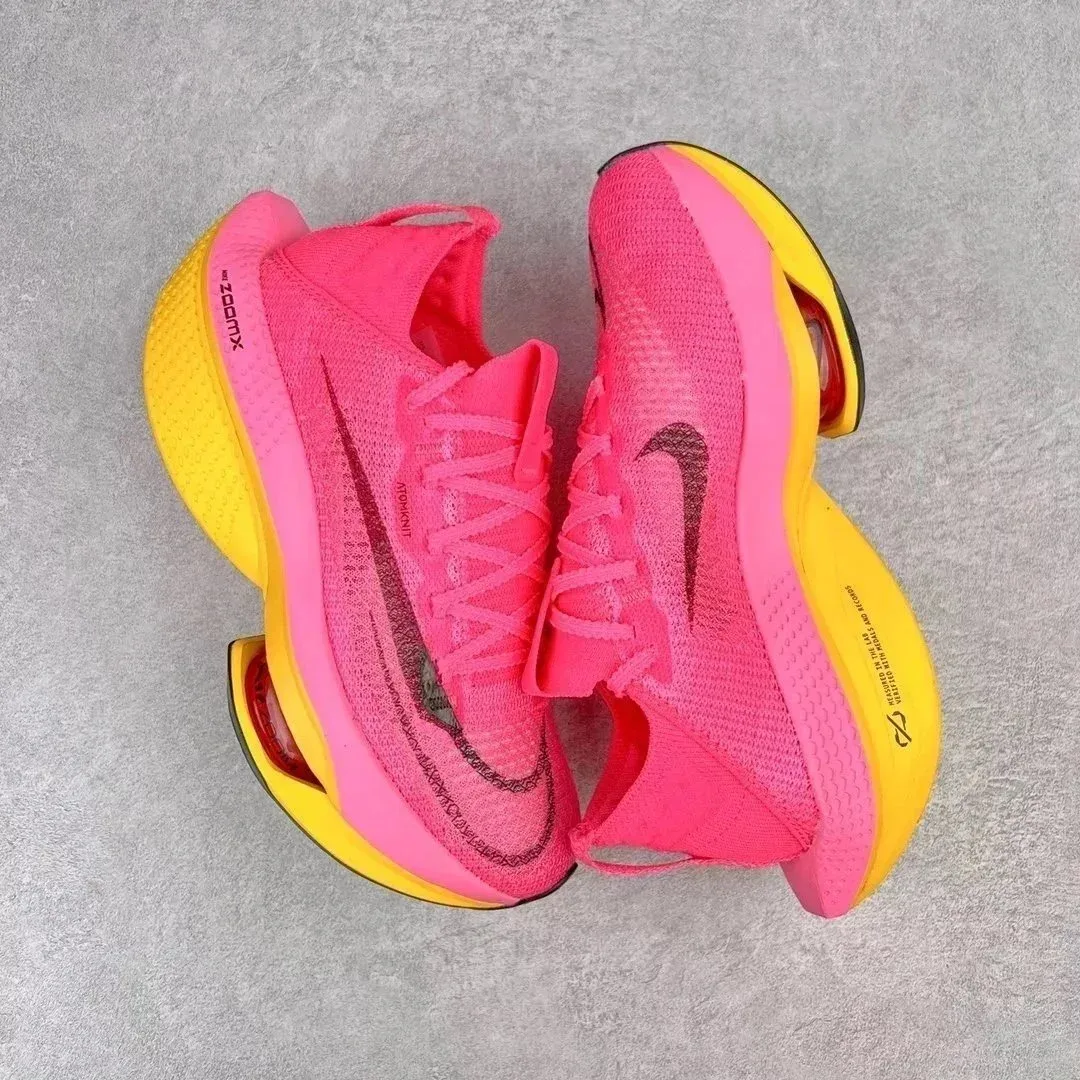 Nike Air Zoom Vaporfly NEXT% Pink Yellow Sneakers