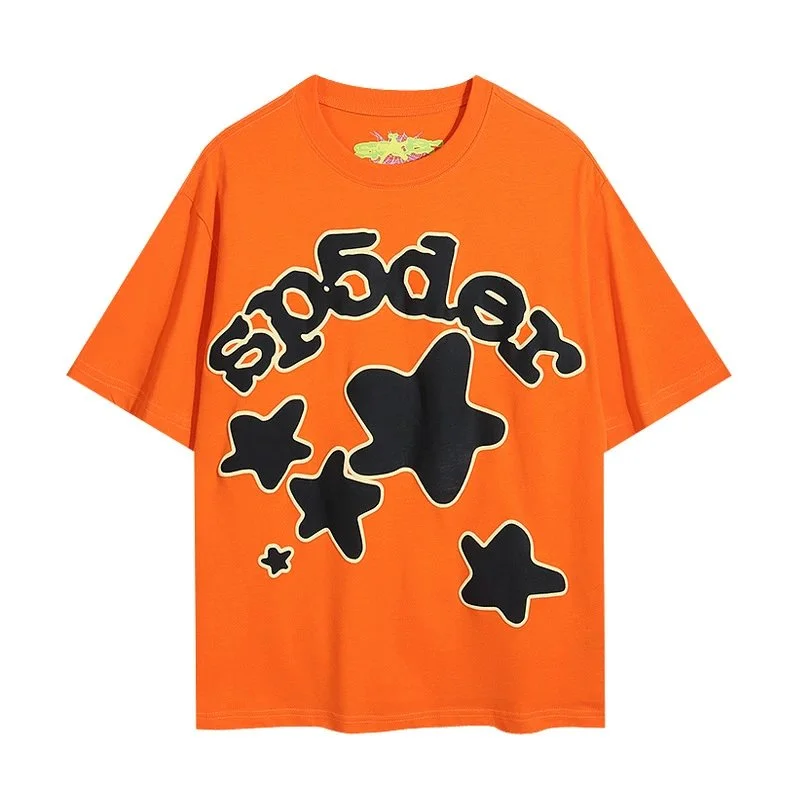 SP5DER Spider Orange T-Shirt