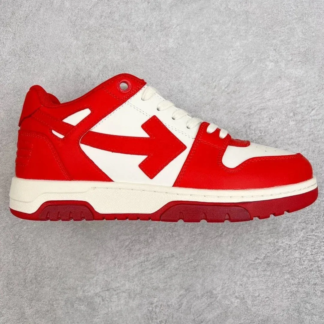 Red & White Arrow Sneakers