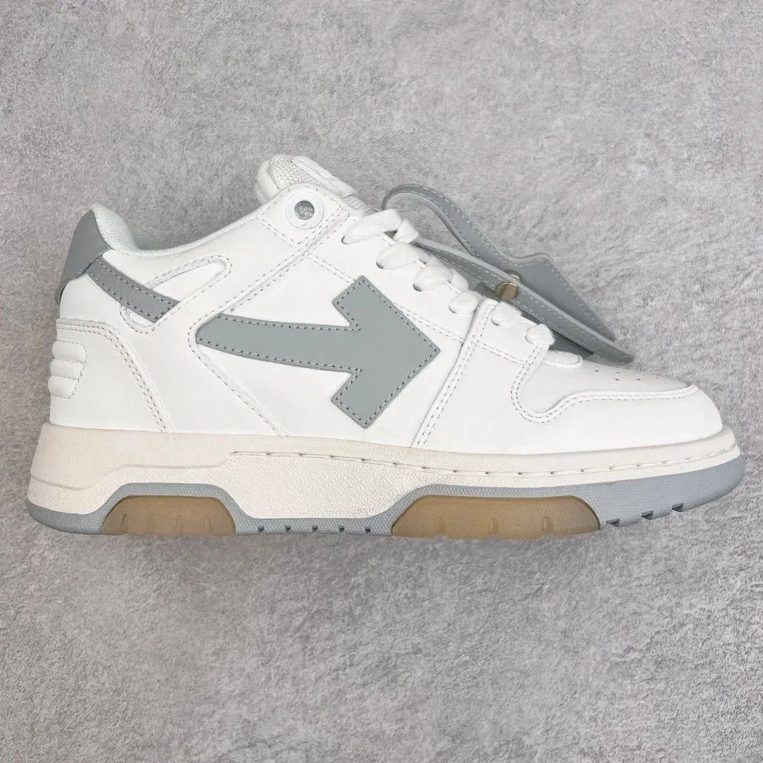 Off-White OW100 Shooter White Smoke Grey Sneakers
