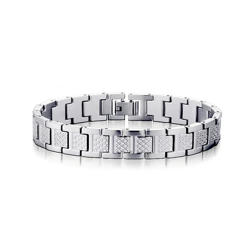 Steel Men's Bracelet with Box