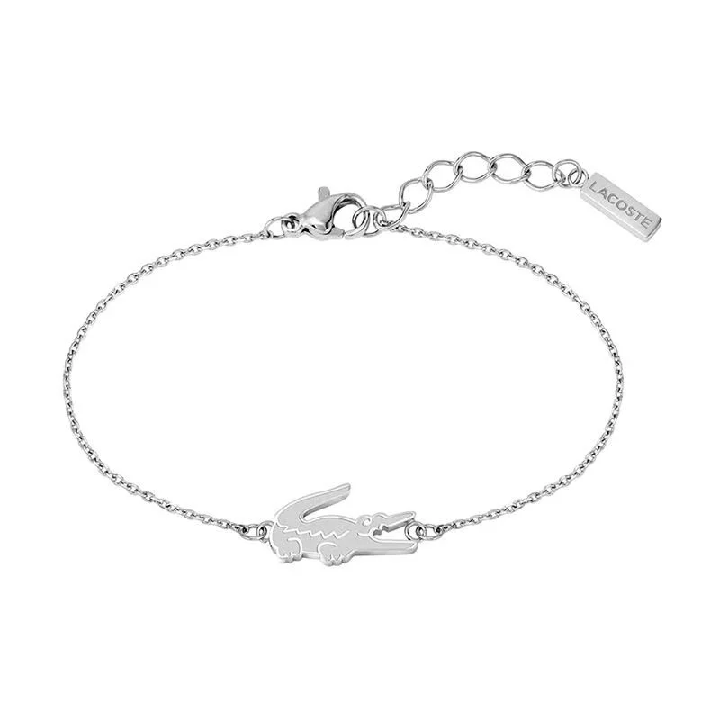 Lacoste Steel Crocodile Bracelet Women's Jewelry