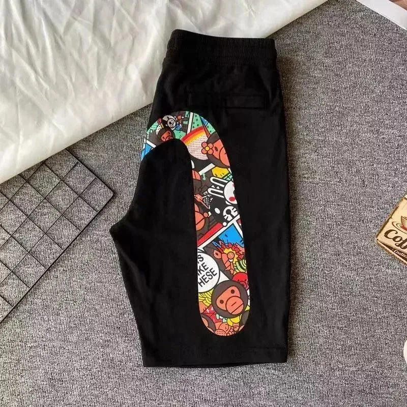 A Bathing Ape BAPE STA Black Monkey Shorts