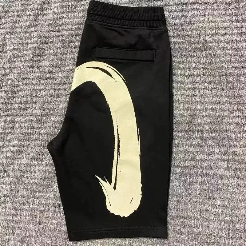 Black Beige Hook 002 Shorts