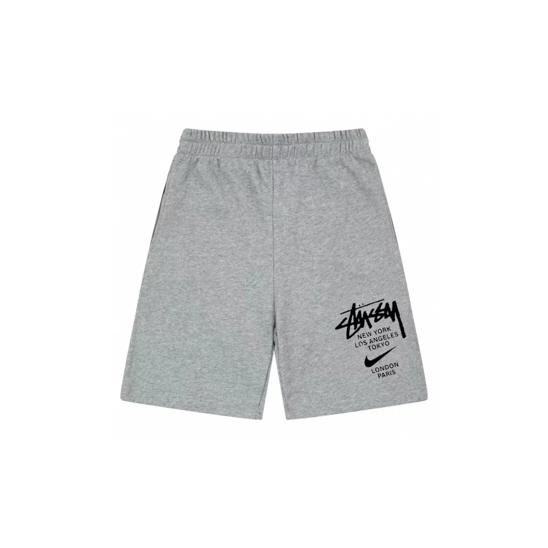 Nike Stussy Grey Black Shorts
