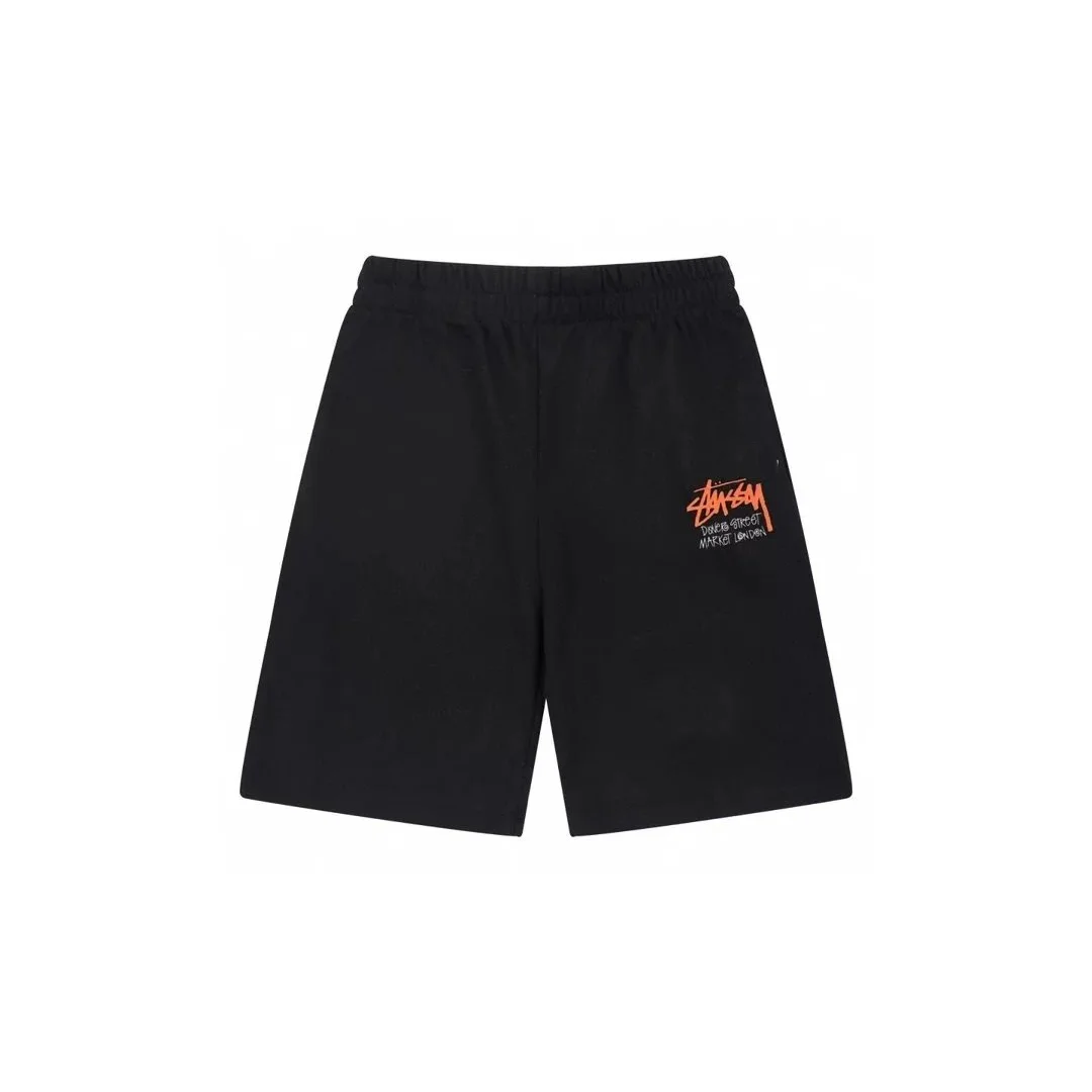 Stussy Stüssy Black Orange Shorts