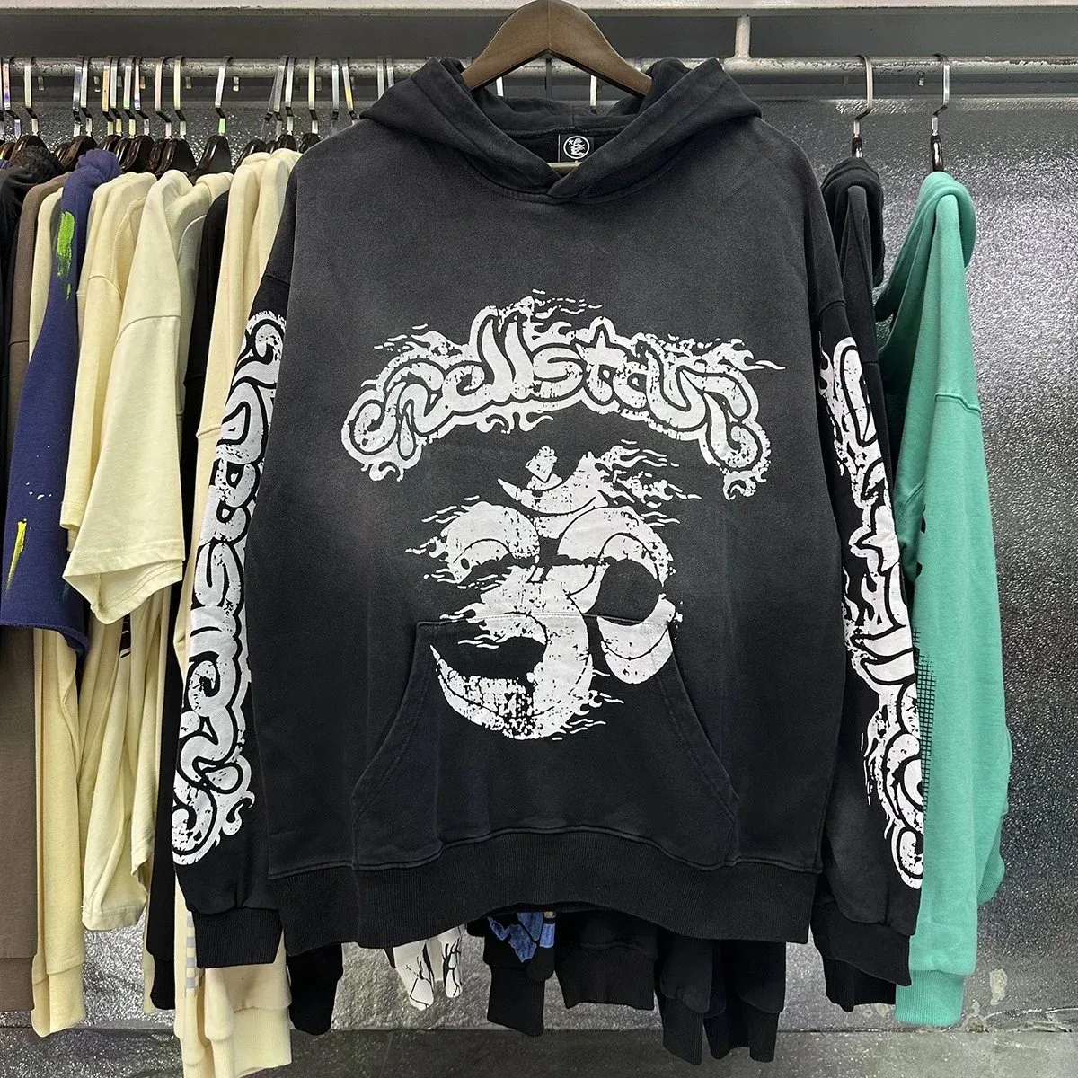 Hellstar Studios Black Om Hoodie
