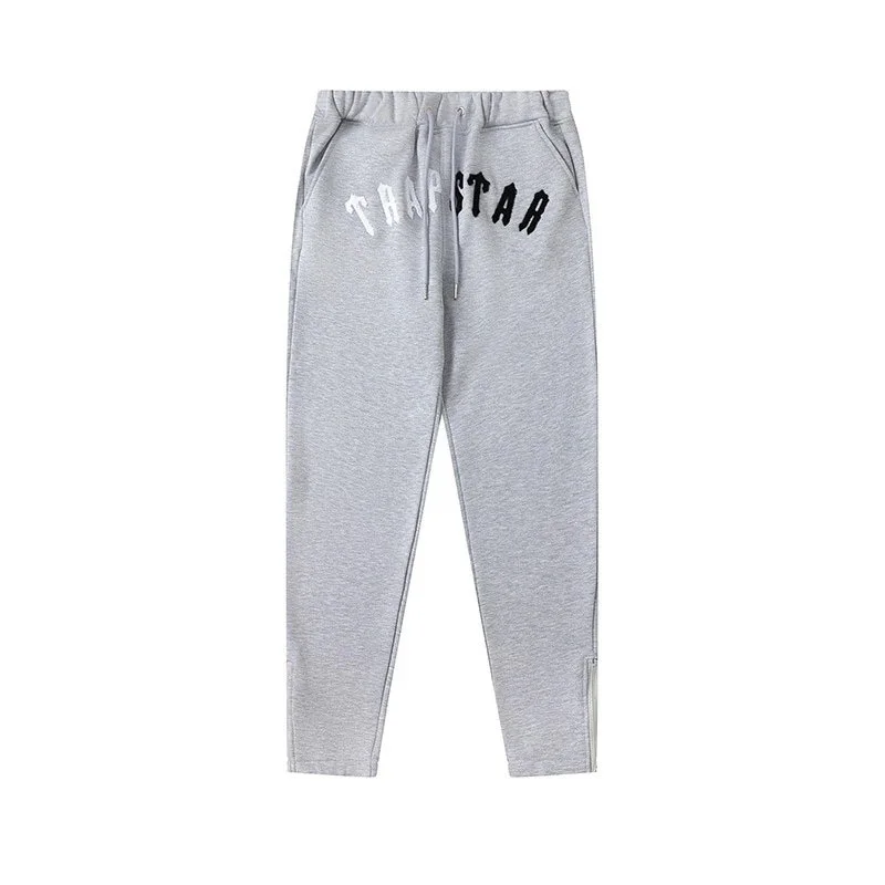 Trapstar Grey 'TRAPSTAR' Logo Sweatpants