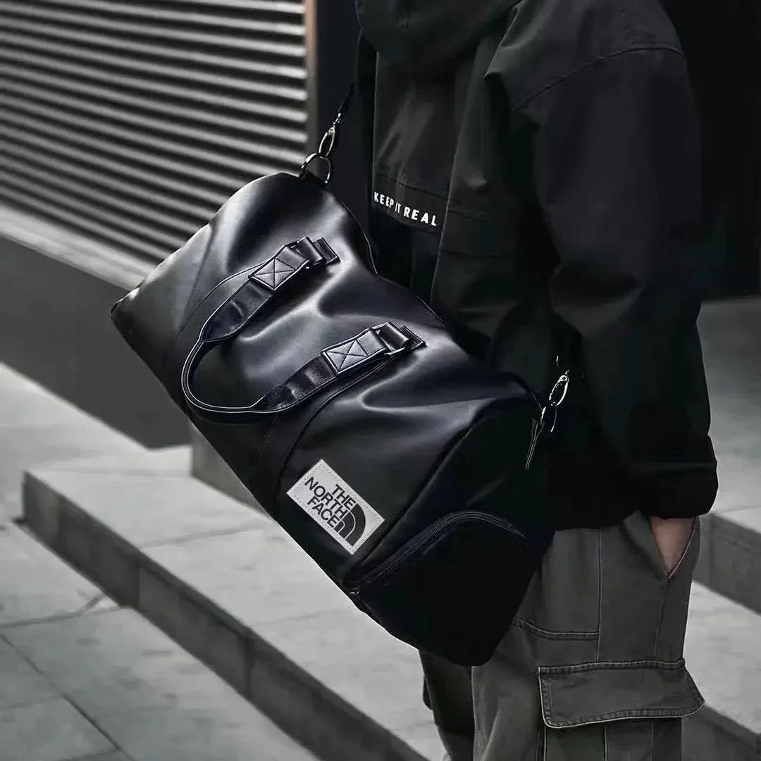 The North Face Nuptse Black Duffle Bag