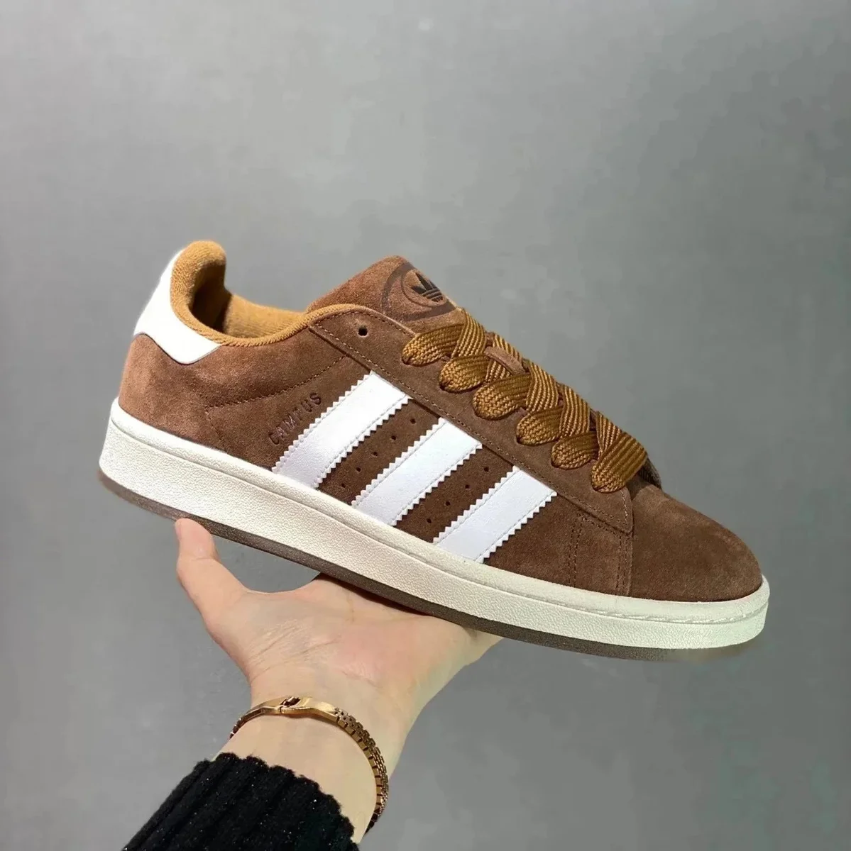 Adidas Campus Brown Suede Sneakers