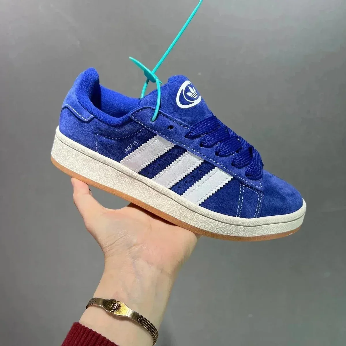 Adidas Campus White Blue Sneakers
