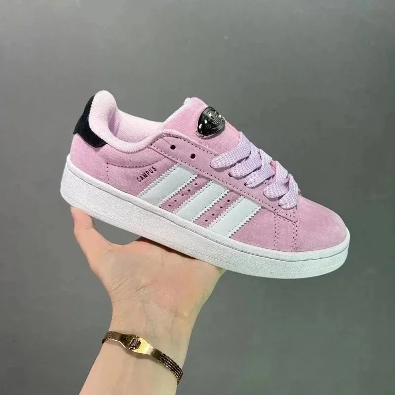 Adidas Campus White Pink Sneakers