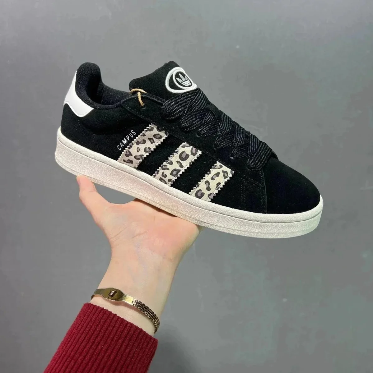 Adidas Campus Leopard Print Sneakers