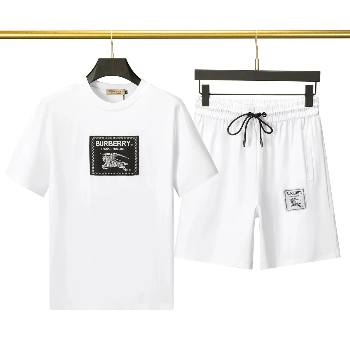 Burberry White Classic Logo Co-ord Set