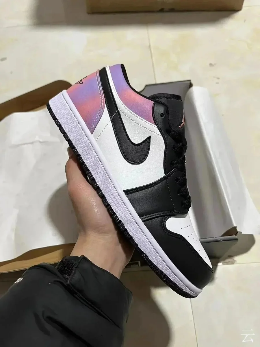 Nike Air Jordan 1 Low Aurora Glow Sneakers