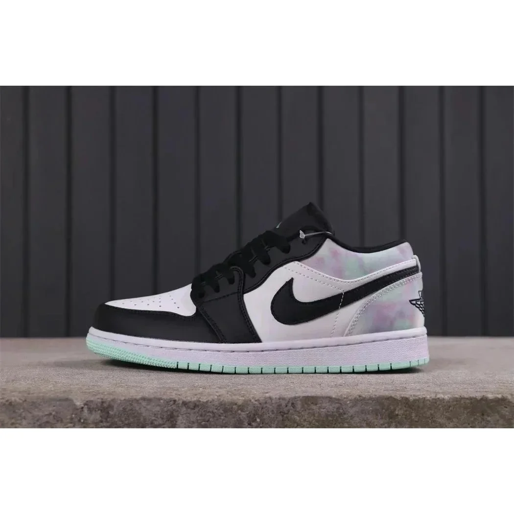Nike Air Jordan 1 Low Sail/Black Ice Green Sneakers