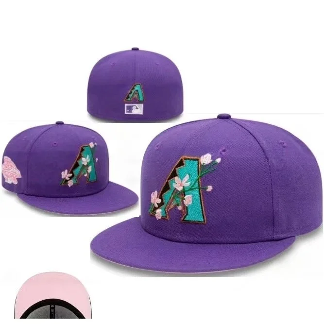 New Era 59FIFTY Purple Floral Baseball Cap