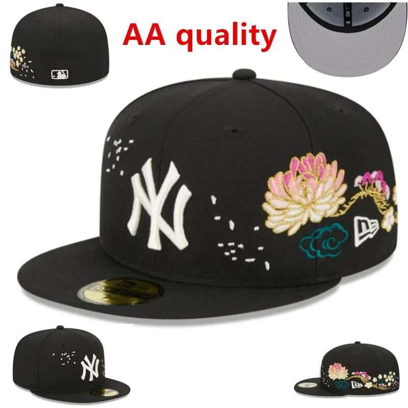 New Era 59FIFTY NY Yankees Black Floral Cap