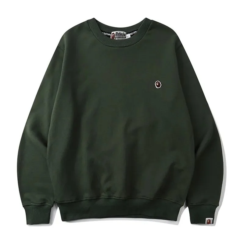 A Bathing Ape BAPE STA Olive Green Sweatshirt