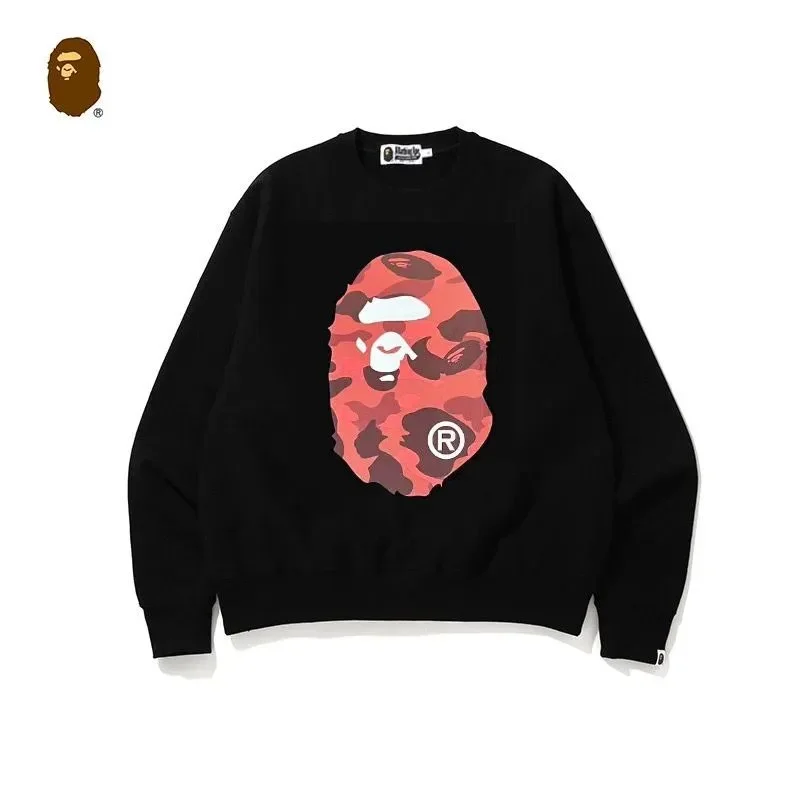 BAPE STA Black Red Camo Graphic Sweatshirt