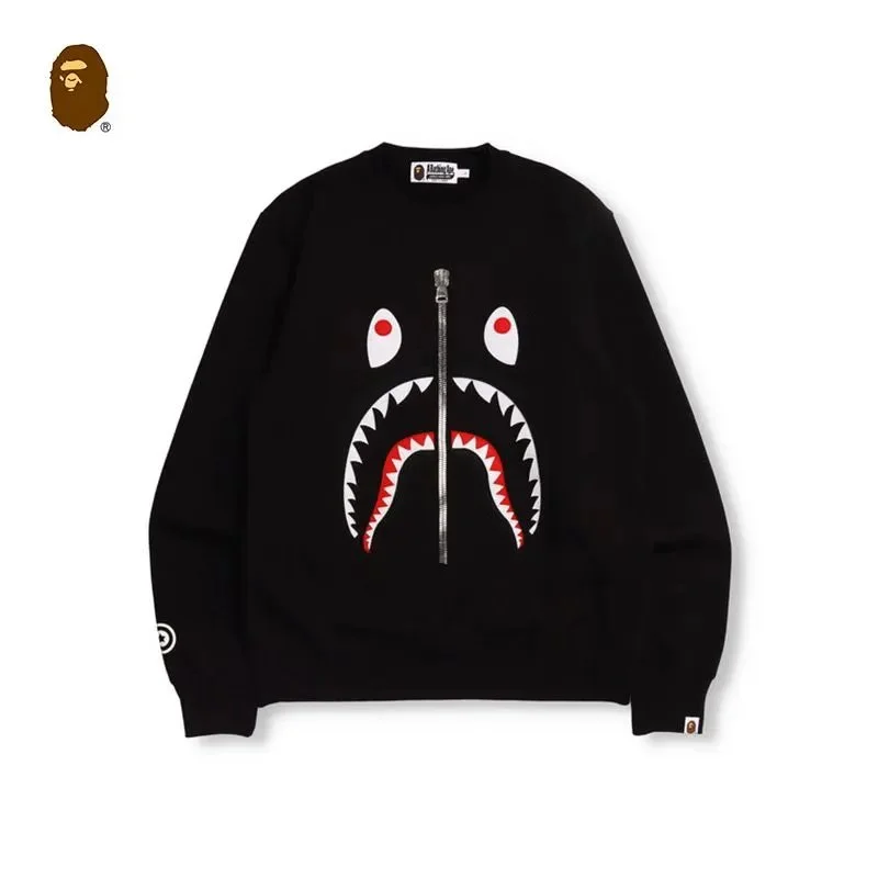 A Bathing Ape BAPE STA Black Shark Hoodie