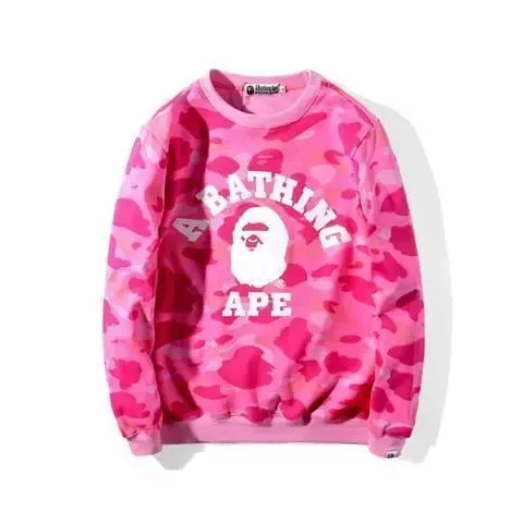 A Bathing Ape A Bathing Ape BAPE STA Pink Camo Sweatshirt Pink - 1