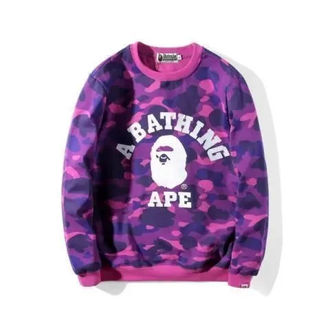 A Bathing Ape BAPE STA Camo Purple Hoodie